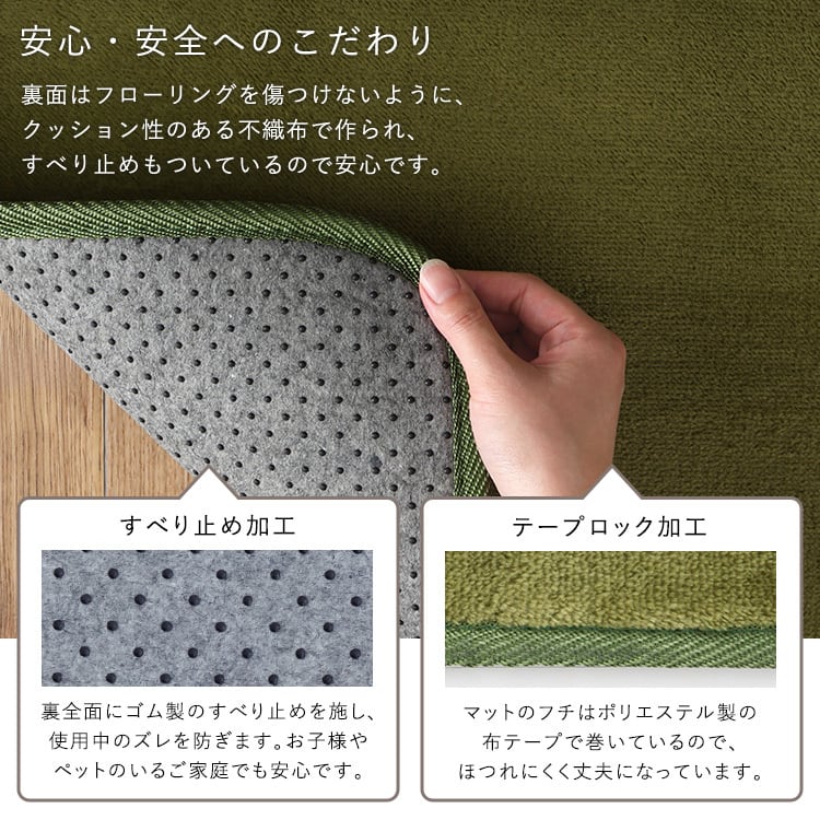 ラグ 洗える玄関マット 45×65cm 玄関マット キッチンマット 洗える カーペット 絨毯 マット