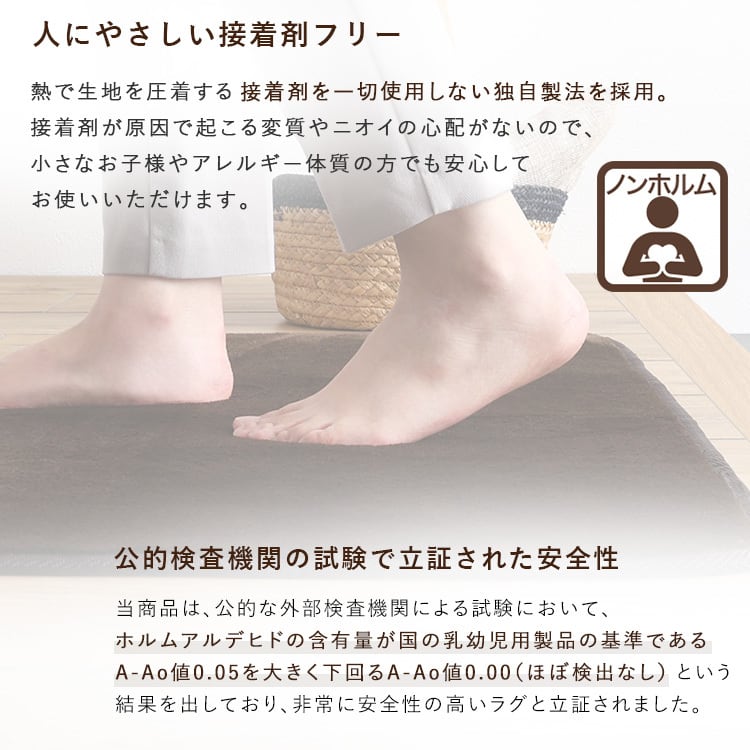 洗える玄関マット 45×65cm 防ダニ 抗菌 滑り止め