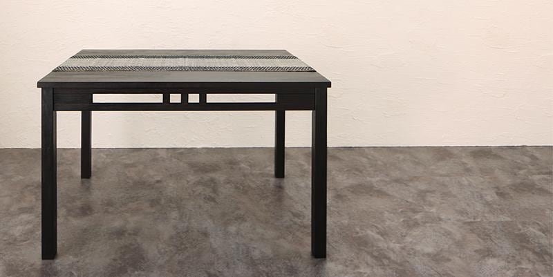 ダイニングセット アジアンモダンダイニングセット Aperm アパーム 3点セット W76 完成品
