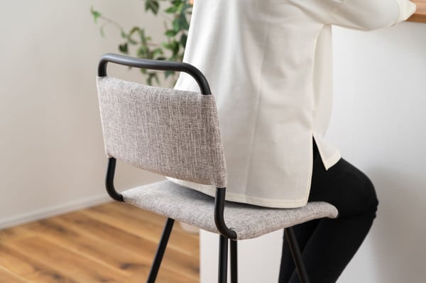 ダイニングチェア 回転式ハイチェア 幅45.5×奥行50×高さ97cm ダイニング家具 ハイチェア