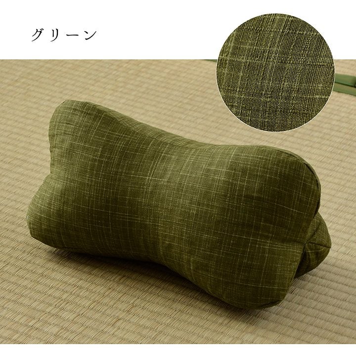 かすり ほね枕 RE 17X35 35×17cm 日用品 低反発 レッド ベージュ 全2色 枕 寝具