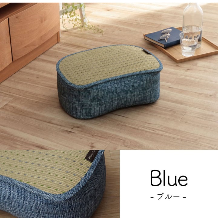 クリア スマホクッション BL 30X40 30×40×15cm 日用品 抗菌 ブルー オレンジ