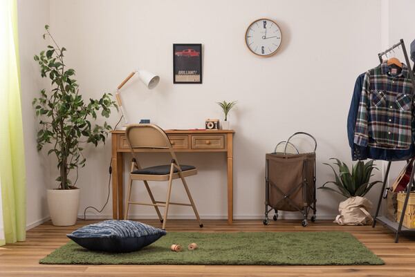 ストレージ フォールディングバスケットワゴン 幅36×奥行36×高さ56cm リビング収納 折り畳み 折りたたみ 大容量 スチール