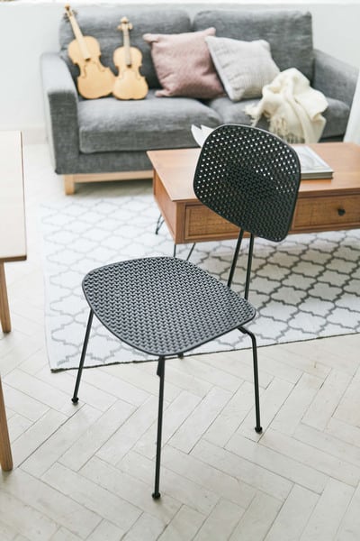 ダイニングチェア チェア 幅47×奥行50×高さ86cm ダイニング家具 ブラック ホワイト 全2色