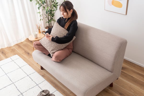 ソファー ネオトマソン 2人掛 幅121×奥行75×高さ71cm ローソファー カウチソファ