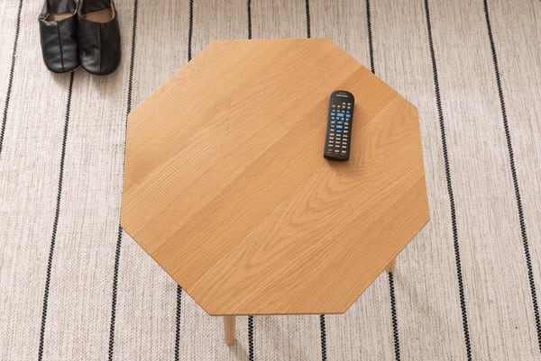 オクタゴンテーブル 幅60×奥行60×高さ36cm テーブル ローテーブル センターテーブル 北欧