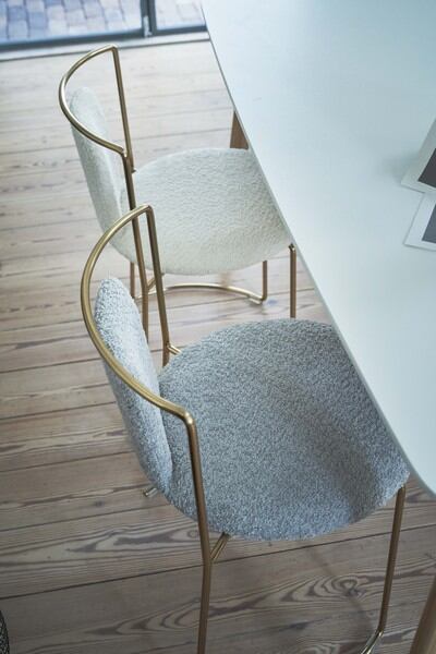ダイニングチェア 幅53.5×奥行48×高さ71cm ダイニング家具 完成品 スチール
