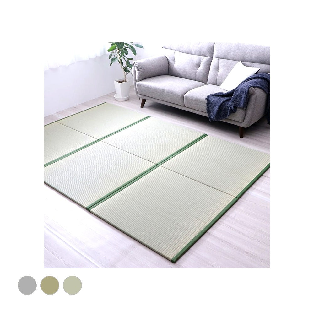 置き畳 楽座 2P 半畳 88X88 88×88×2.2cm ラグマット カーペット ラグ 絨毯