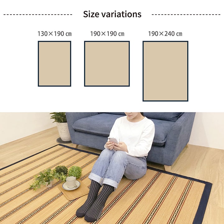 キッチンマット ヴィンテージ 丸巻 NV 130X190 130×190cm ラグマット カーペット