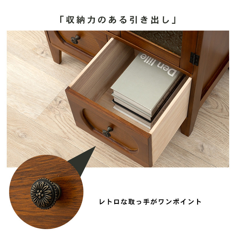 キャビネット キャビネット-MCC-レトロ 60×35×80cm サイドボード リビングボード