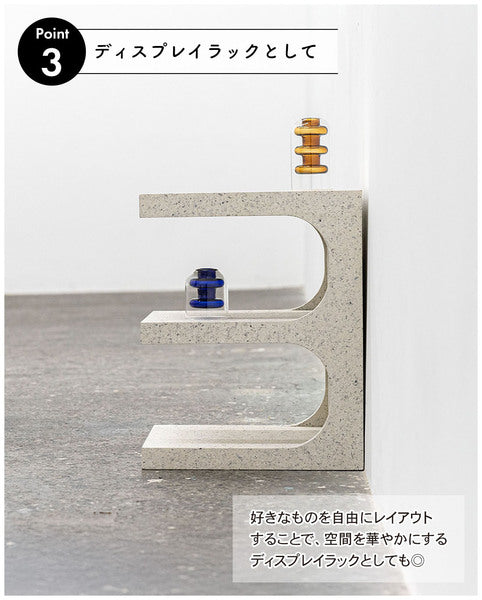 サイドテーブル 幅40×奥行32×高さ50cm 完成品 組立不要 北欧 ライトグレー ホワイト 花台