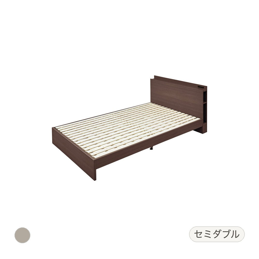 セミダブルベッド 幅122×奥行207×高さ75cm ベッド