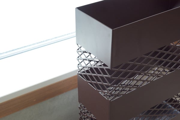 カサタテ 傘立て 幅28×奥行12×高さ41cm 玄関収納 完成品 組立不要 スリム 薄型 ホワイト