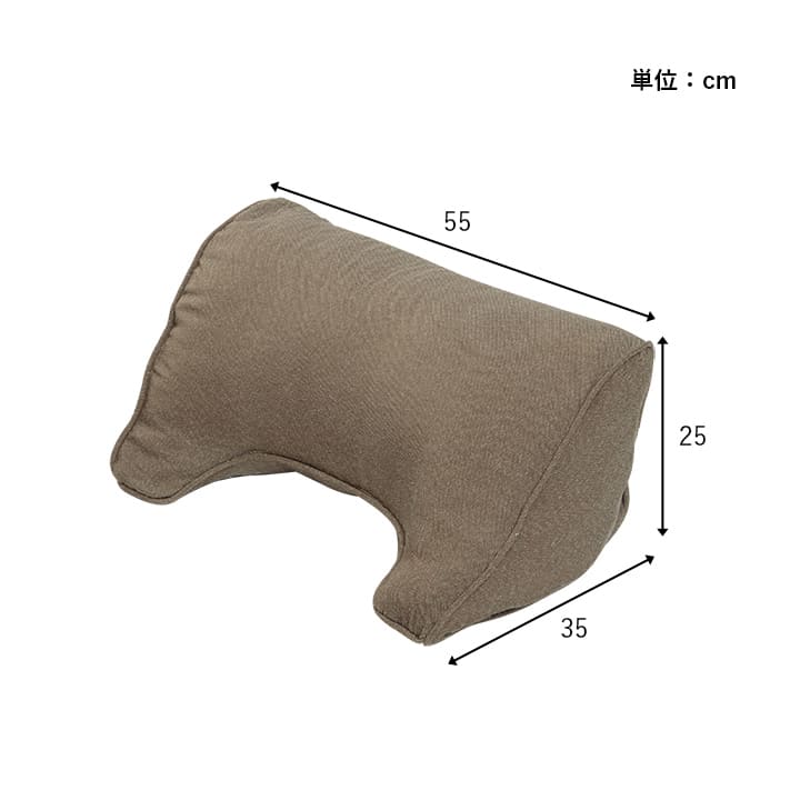 ループ よりかかり BE 55X35 55×35cm 日用品 クッション クッション・座布団 縦糸
