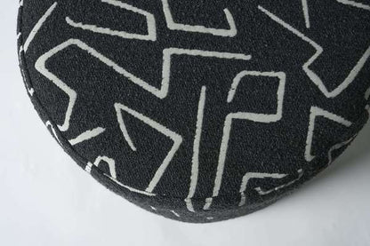 スツール 幅44.5×奥行44.5×高さ39.5cm オットマン 腰掛け 完成品 ブラック