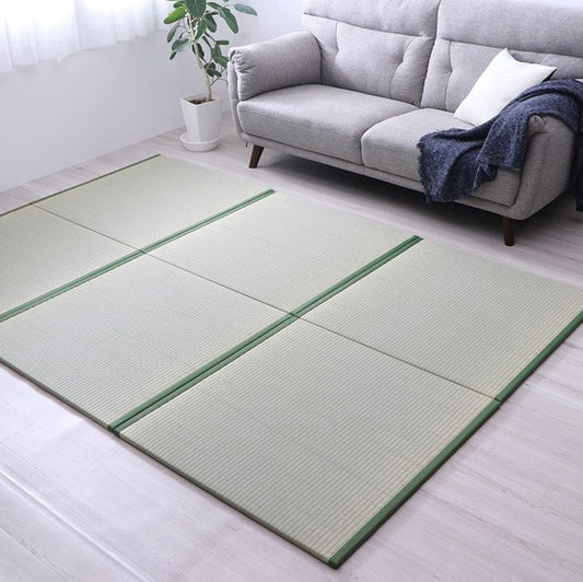 置き畳 楽座 6P 半畳 88X88 88×88×2.2cm ラグマット カーペット ラグ 絨毯