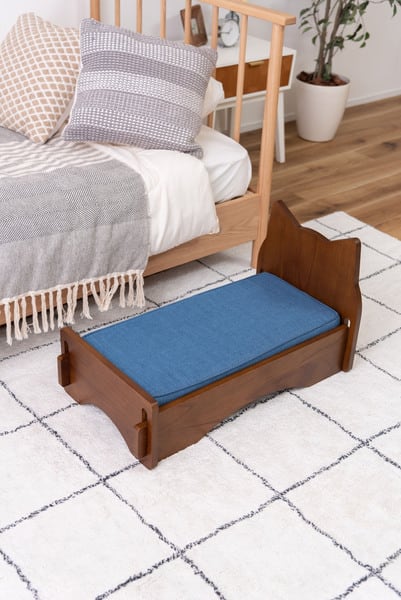 ペットベッド 幅40×奥行75×高さ40cm ベッド すのこベッド パイプベッド ベット ブラウン