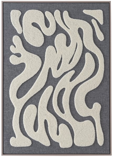 アートパネル 幅50×奥行2.5×高さ70cm 完成品 グレー ART-303B