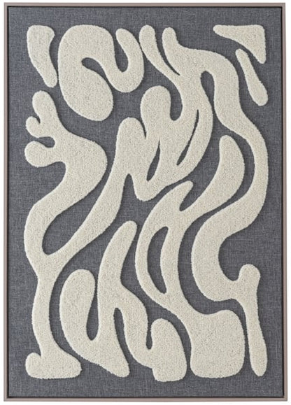 アートパネル 幅50×奥行2.5×高さ70cm 完成品 グレー ART-303B