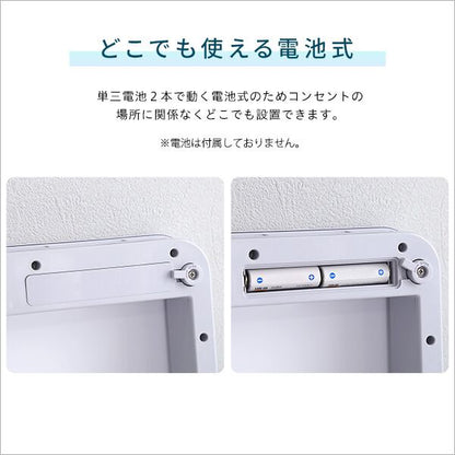 縦開き 自動開閉ゴミ箱 10L センサー感知 どことでも使える乾電池式