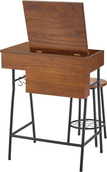 ミラー ドレッサー&スツールセット 幅60×奥行38×高さ76cm スツール ミラ