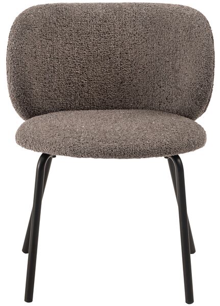 ダイニングチェア 幅56×奥行56×高さ73cm ダイニング家具 ベージュ グレー シンプル スチール