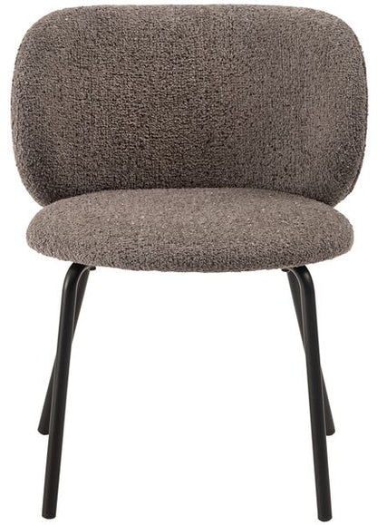 ダイニングチェア 幅56×奥行56×高さ73cm ダイニング家具 ベージュ グレー シンプル スチール