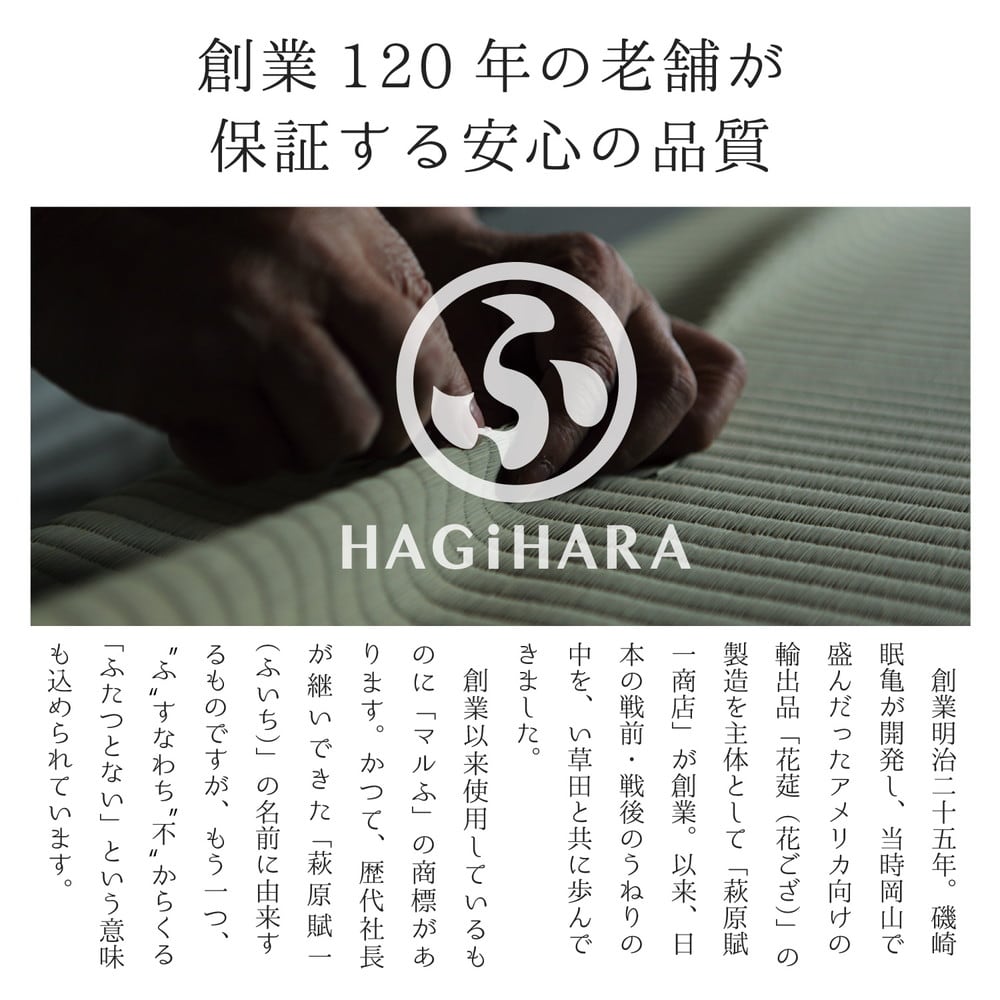 ラグ 国産い草ラグ 裏貼り エルモード 191×191cm ラグマット カーペット 絨毯 抗菌 消臭