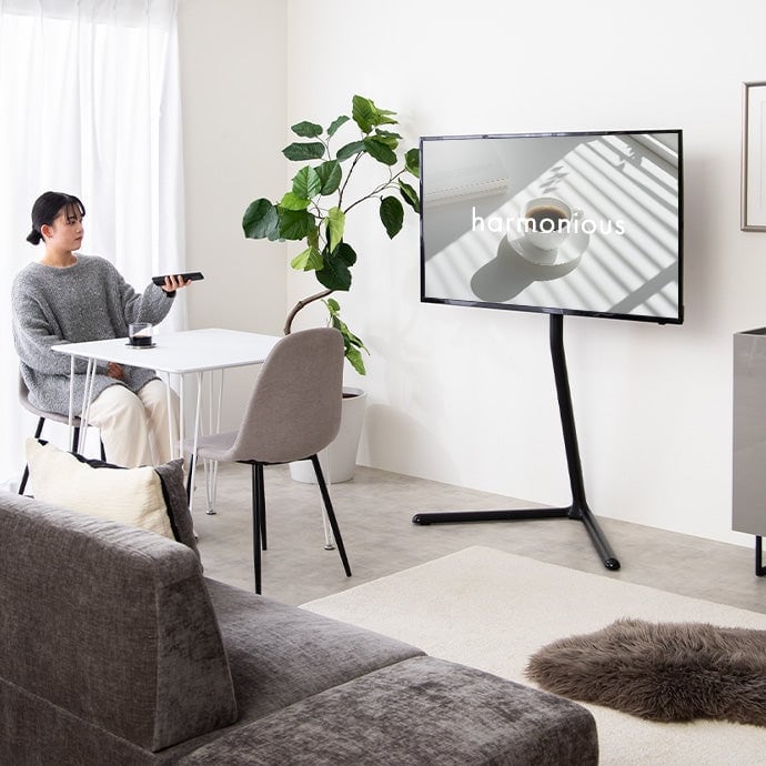 テレビスタンド 幅88.7×奥行51.6cm スチール
