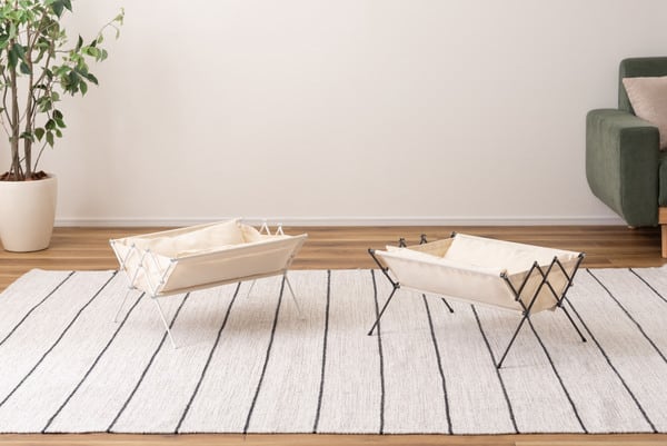 フォールディングペットベッド 幅50×奥行41×高さ26cm ベッド すのこベッド パイプベッド
