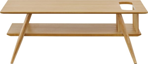 ソット 棚付センターテーブル 幅105×奥行45×高さ38cm テーブル ローテーブル 棚付き 北欧