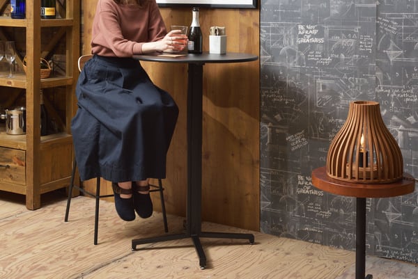 ダイニングテーブル ハイテーブル サークル 幅60×奥行60×高さ93.5cm ダイニング家具 丸型