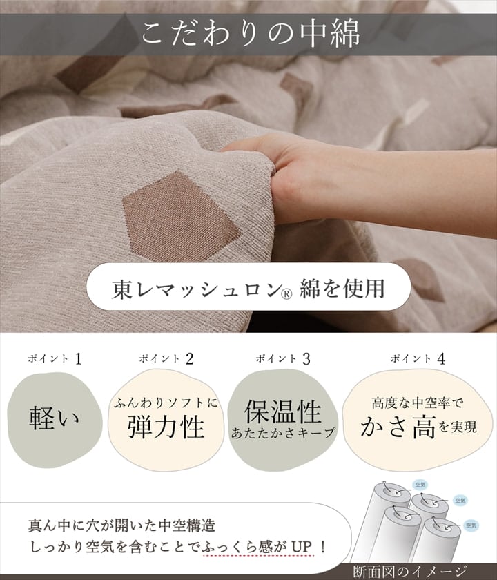 掛布団 パール 長方形 BE 200X250 200×250cm こたつ こたつテーブル コタツ