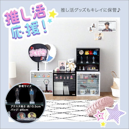 コレクションキューブラック 深型タイプ LEDセット コレクション ラック キューブラック 推し活