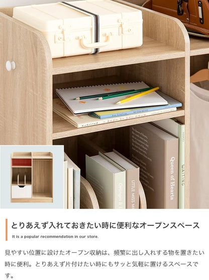 ラック Pila マルチ収納付きランドセルラック 幅80.5×奥行40cm