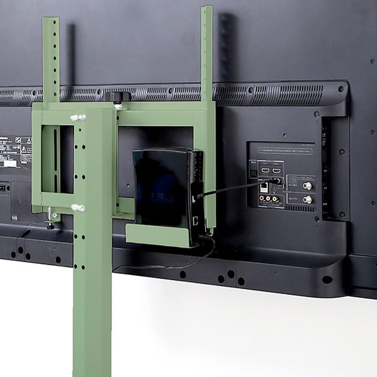 テレビ台 北欧インテリア 八角テレビスタンド専用 ハードディスクホルダー単品 テレビスタンド TV台