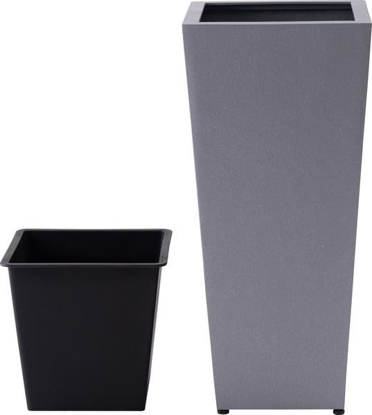 グリーン プランターハイタイプ 幅28×奥行28×高さ60cm 日用品 ハイタイプ 完成品 組立不要