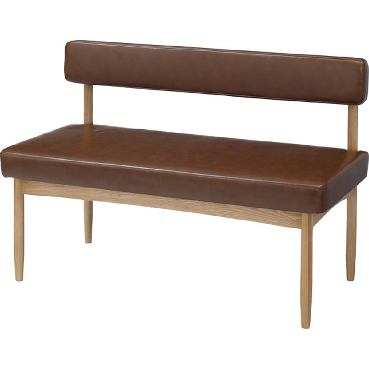 ダイニングチェア エコモ ソファ 幅110×奥行53×高さ74cm ダイニング家具 完成品 組立不要