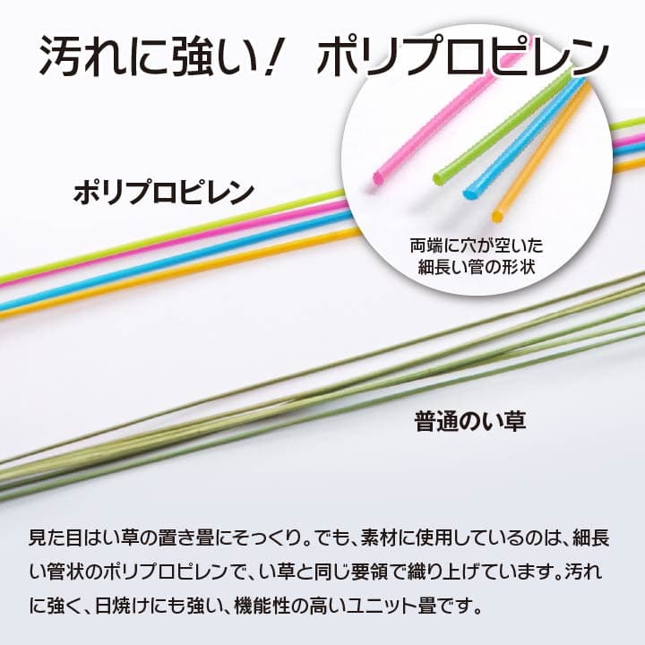 置き畳 スカッシュ 4P 半畳 BE 82X82 82×82×1.7cm ラグマット カーペット