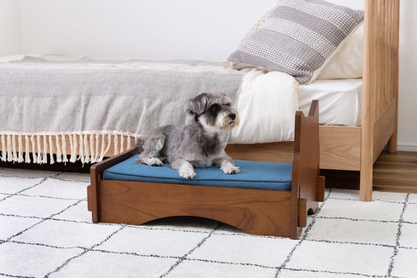 ペットベッド 幅40×奥行75×高さ40cm ベッド すのこベッド パイプベッド ベット ブラウン