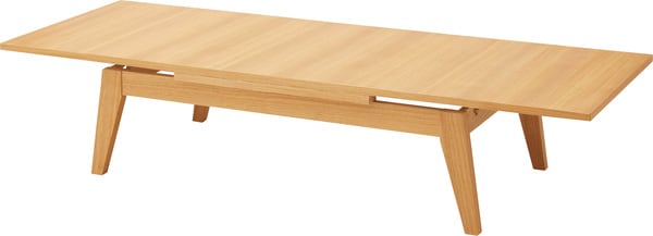 コパン エクステンションテーブル 幅120×奥行65×高さ36cm テーブル ローテーブル ブラウン