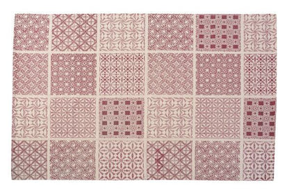 ラグ ラグマット カーペット 絨毯 完成品 ベージュ レッド 約W130×D190