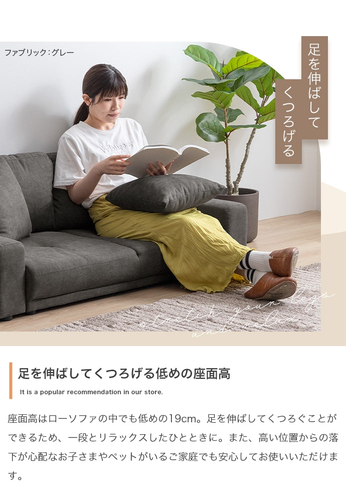 ソファー 2人掛け 2人掛けローソファ ローソファー フロアソファー ソファーベッド 2P