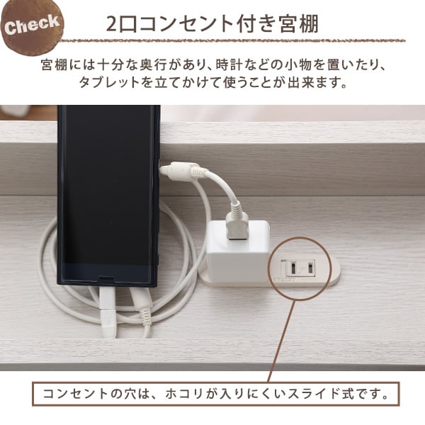 デザインフロアベッド Dサイズ インテリア ベッド フロアベッド おしゃれ 抗菌 MOD-D-WOK