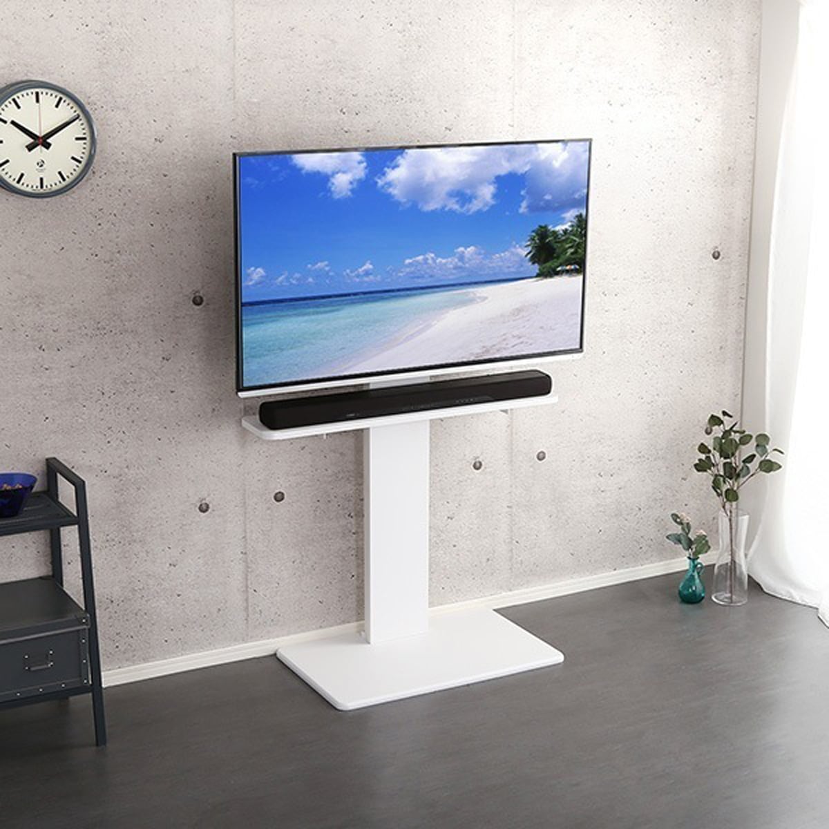 壁寄せテレビスタンド サウンドバー 専用棚 100cm幅 テレビスタンド サウンドバー専用棚 壁寄せ