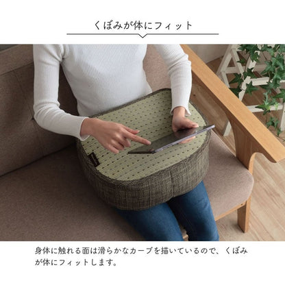 クリア スマホクッション BL 30X40 30×40×15cm 日用品 抗菌 ブルー オレンジ