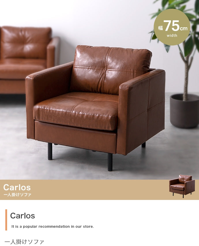 ソファー Carlos 一人掛けソファ ローソファー フロアソファー ソファーベッド