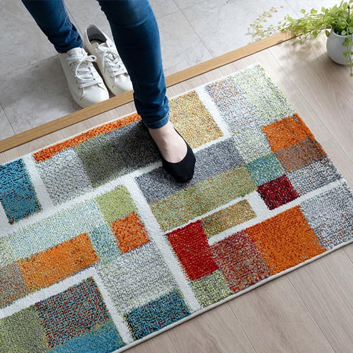 玄関マット エデン 50X80 50×80cm ラグマット カーペット ラグ 絨毯 マット