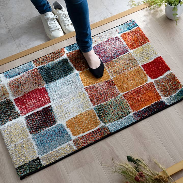 玄関マット パレット 50X80 50×80cm ラグマット カーペット ラグ 絨毯 マット