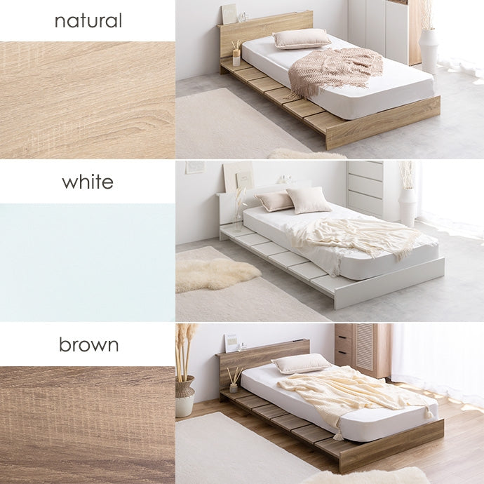 マットレス シングル セミシングルショート Yuseong幅100cm幅広すのこローベッド 敷布団